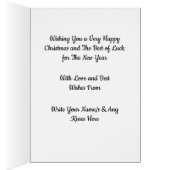 Salvator Mundi par Leonardo da Vinci Carte de Noël (Intérieur (Droit))