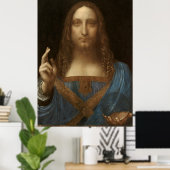 Salvator Mundi Poster (Thuiskantoor)