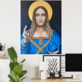 Salvator Mundi  Poster (Thuiskantoor)