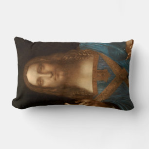 Salvator Mundi (Savior of the World) (da Vinci) Kussen