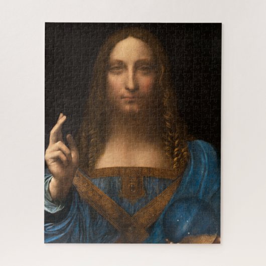 Salvator Mundi van Leonardo da Vinci Legpuzzel (Verticaal)