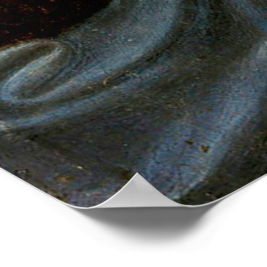 Salvator Mundi van Leonardo da Vinci Poster (Hoek)