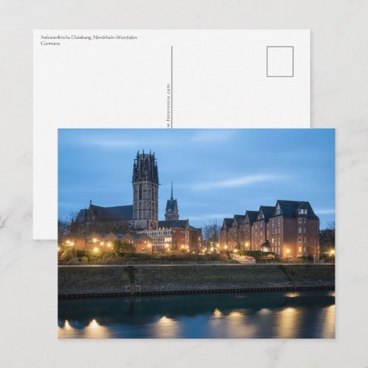 Salvatorkirche Duisburg Briefkaart (Voorkant / Achterkant)