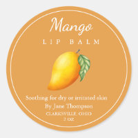 Salve de mangue / Étiquette de baume