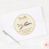 Salve de vanille / Étiquette de baume (Enveloppe)