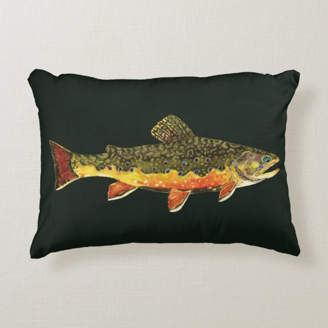 Salvelinus Fontinalis Accent Kussen (Voorkant)