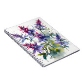 Salvia - Cahier de fleurs à l'aquarelle (Côté Droit)