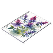 Salvia - Cahier de fleurs à l'aquarelle (Côté gauche)