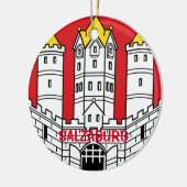 Salzbourg Autriche Panoramique Ornement (Gauche)