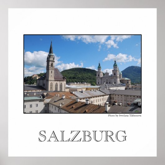 salzbourg, autriche Poster (Devant)