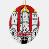 Salzburg Austria Panormaic Ornament (Rechts)