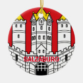 Salzburg Austria Panormaic Ornament (Voorkant)