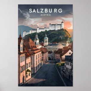 Salzburg Oostenrijk Beroemde Reisplaats Poster