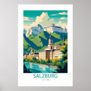Salzburg Oostenrijk Beroemde reisplekken Poster