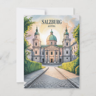 Salzburg Oostenrijk Briefkaart
