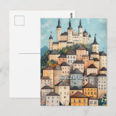 Salzburg Oostenrijk Briefkaart (Voorkant / Achterkant)