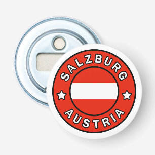 Salzburg Oostenrijk Button Flesopener