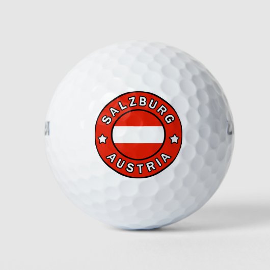 Salzburg Oostenrijk Golfballen (Voorkant)