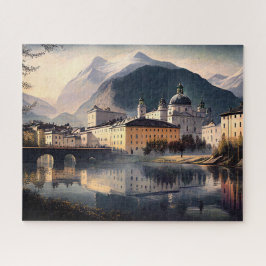Salzburg, Oostenrijk Legpuzzel