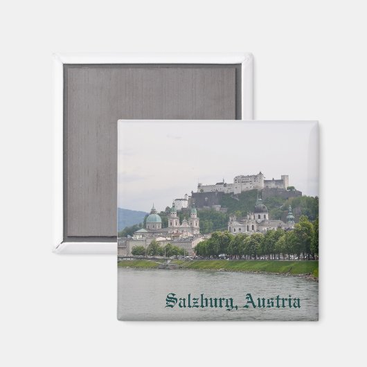 Salzburg, Oostenrijk Magneet (Voorkant / Achterkant)