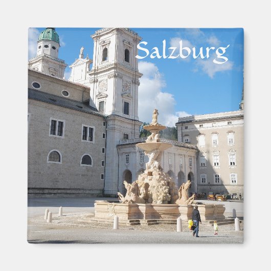 Salzburg, Oostenrijk Magnet Magneet (Voorkant)