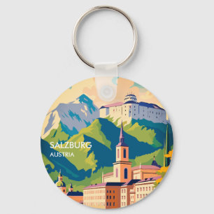 Salzburg Oostenrijk Reizen Sleutelhanger