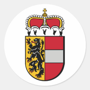 Salzburg, Oostenrijk Ronde Sticker