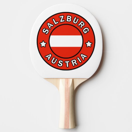 Salzburg Oostenrijk Tafeltennisbatje (Voorkant)