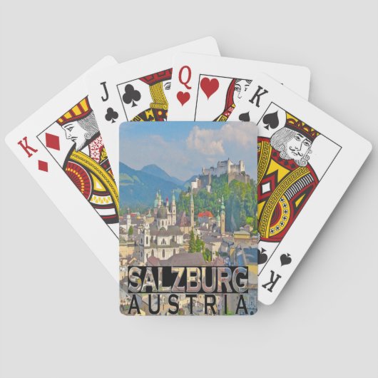 Salzburg Pokerkaarten (Achterkant)