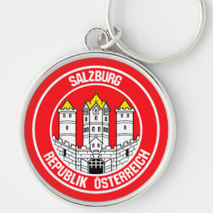 Salzburg Round Emblem Sleutelhanger