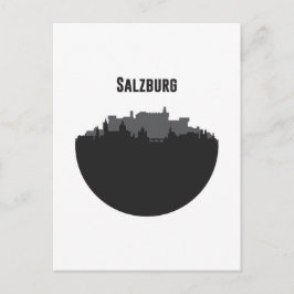 Salzburg Stadt Silhouette Briefkaart