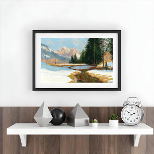 Salzburger Alps-Uitzicht Poster