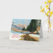 Salzburger Alps-Uitzicht, Winter Kaart (Gele Bloem)