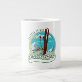 Salzburgerland Austrian Ski Extra Grote Beker (Voorkant)