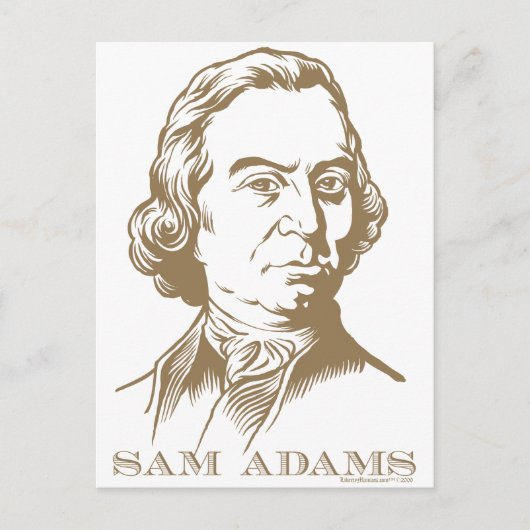 Sam Adams Briefkaart (Voorkant)