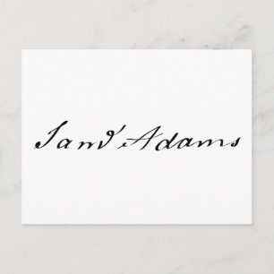 Sam Adams Handtekening Briefkaart