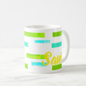 Sam Ajoutez Votre Nom Tropical Coffee Tea Mug Cup (Devant droit)