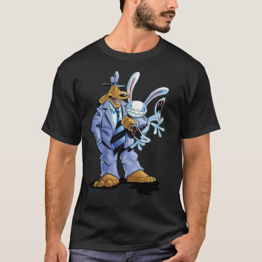 Sam & Max - Hug Art Essential T-Shirt (Voorkant)