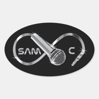 SAM C Sticker Black