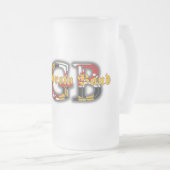 Sam élèvent la tasse de bière givrée par logo de (Devant droit)