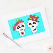 Sam en Sally Skull Sticker (Envelop)