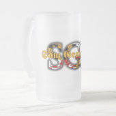 Sam Grow Band MD Logo Frosted Beer Mok (Voorkant links)