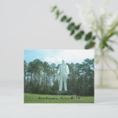 Sam Houston, Huntsville TX Briefkaart (Staand voorkant)