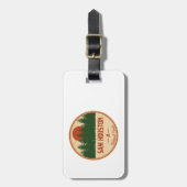 Sam Houston National Forest Bagagelabel (Voorkant verticaal)