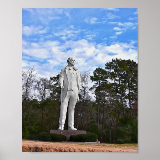 Sam Houston Statue, Texas Poster (Voorkant)