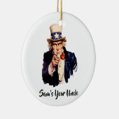 Sam is je oom keramisch ornament (Rechts)