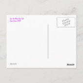 Sam la carte postale Mardi Gras Owl (Dos)