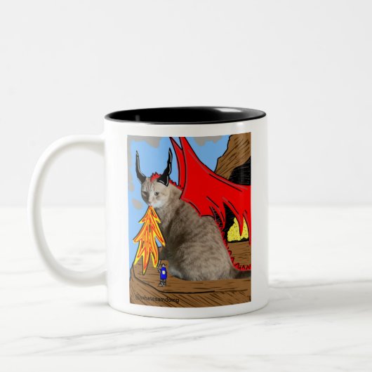 Sam Le Cat Dragon Mug (Gauche)