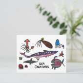 Sam le hérisson - Carte postale Johnny #4 (Debout devant)