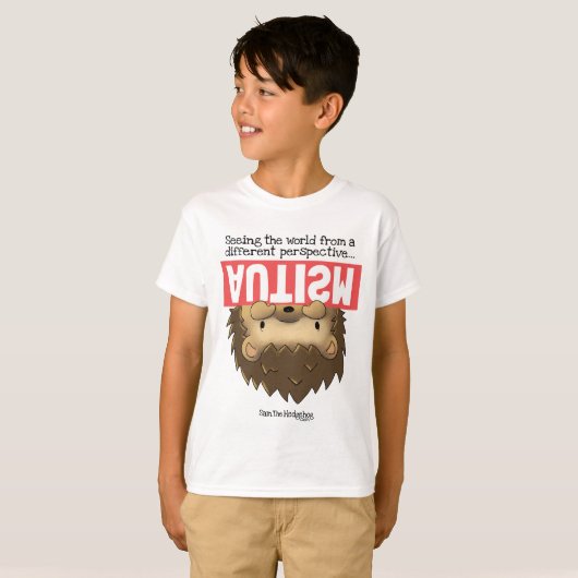 Sam le T-shirt de hérisson - PERSPECTIVE (Devant entier)